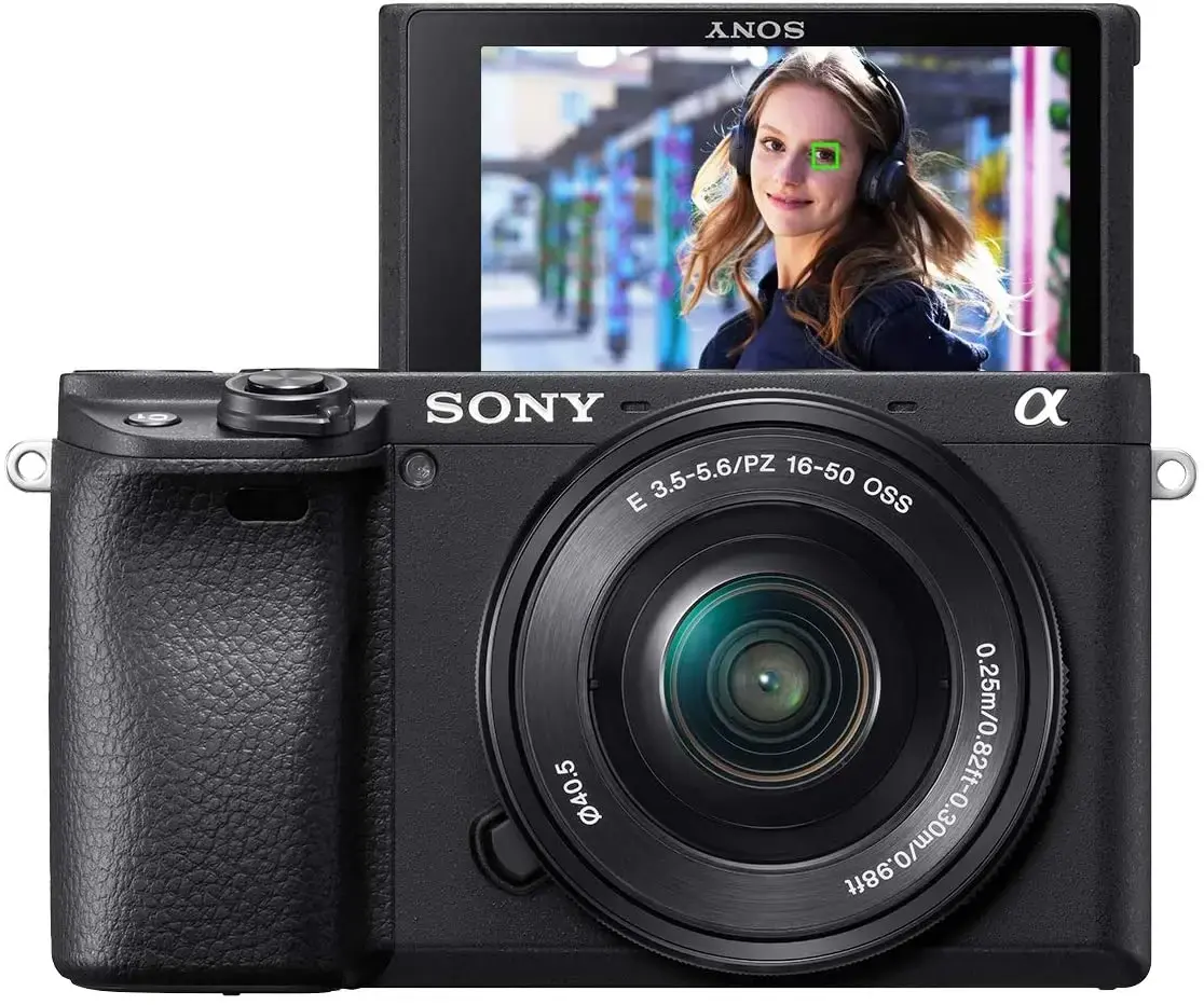 Sony Alpha a6400 Mirrorless Camera: Compact APS-C Interchangeable Lens Digital Camera - E Mount Compatible Cameras - ILCE-6400L/B (Renewed)