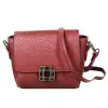 Red Leather Shoulder Bag