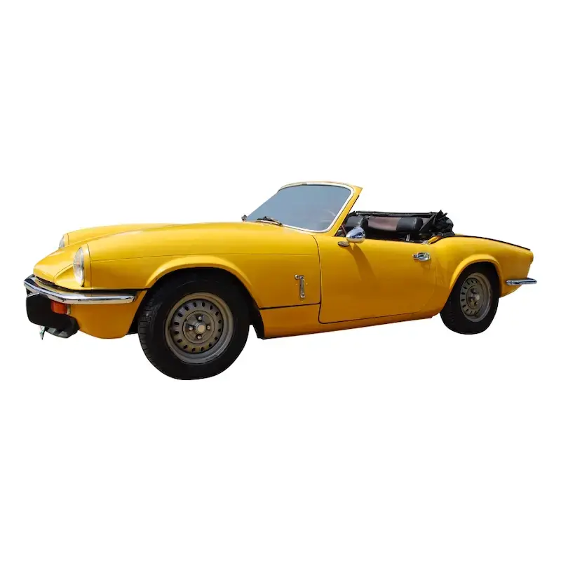 1/18 scale 1970 Triumph Spitfire Mk Iv Open Convertible Car (Gold)