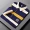 New mens short sleeved T-shirt striped all cotton thin style business lapel mens polo shirt mens style